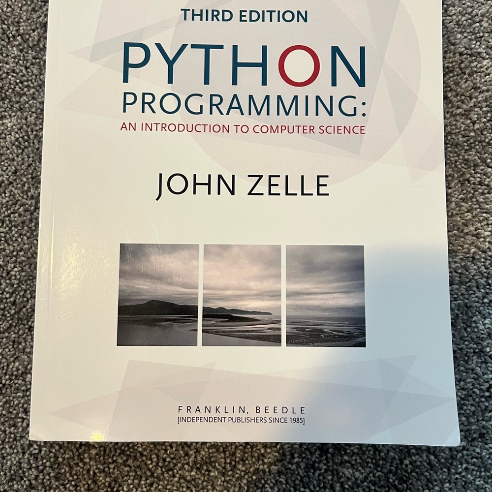 Franklin, Beedle Python Programming Journal - White and Blue